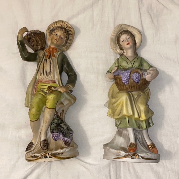 Vintage HOMCO Home Interior figurine people  set statue antique collectible - Picture 2 of 13